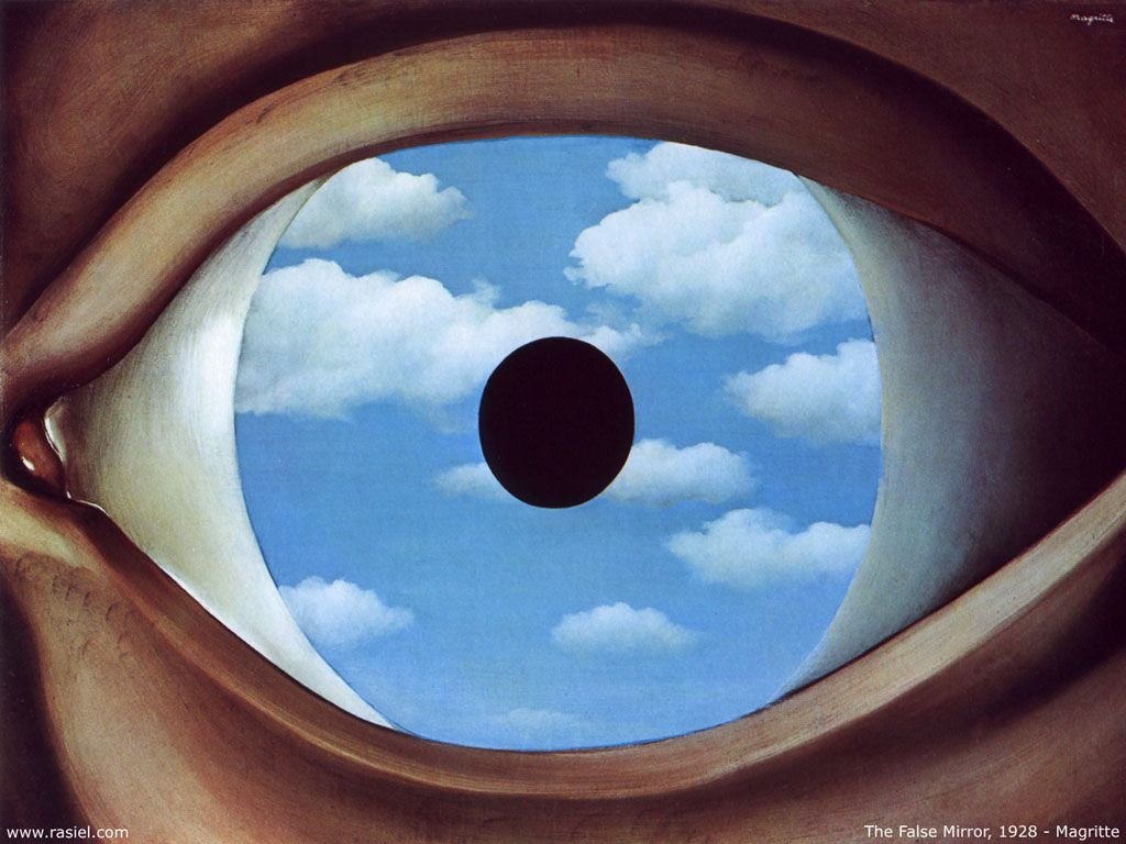 Rene Magritte all seeing eye-oBuu
